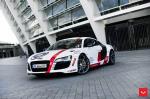 Audi R8 V10 on Vossen Wheels (VFS4) 2017 года